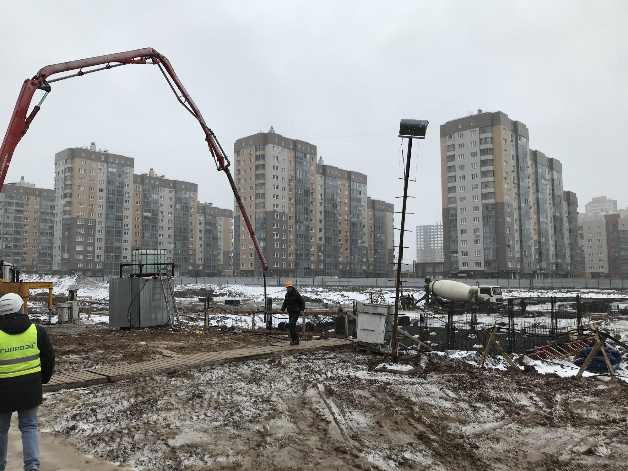 Гидроизоляция фундаментной плиты методом просыпки